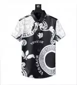 versace medusa chemise short versace flower noir